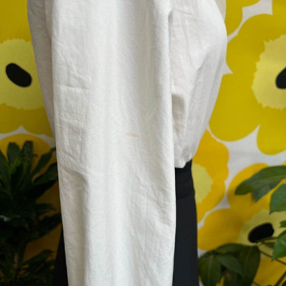 Rad Vintage 1990s Vivid Colorblock Double Collar Button Down Blouse - Picture 12 of 12